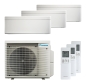 Preview: Daikin Stylish 2x FTXA 20CW  / 1x FTXA 25CW und 3MXM40A9 Multi-Split Klimaanlage
