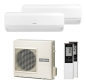 Preview: Hitachi 2x RAK-50 RPE und RAM-68 NP3E Duo-Split-Klimaanlage