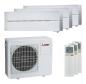 Preview: Mitsubishi Electric 2x MSZ-LN18VGK / 1x MSZ-LN25VGK Diamond und MXZ-3F54VF Multi-Split-Klimaanlage