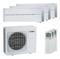 Preview: Mitsubishi Electric 1x MSZ-LN18VGK / 1x MSZ-LN25VGK / 1x MSZ-LN35VGK Diamond und MXZ-3F54VF Multi-Split-Klimaanlage