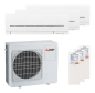 Preview: Mitsubishi Electric 3x MSZ-AY35VGK Kompakt und MXZ-3F68VF Multi-Split-Klimaanlage