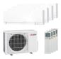 Preview: Mitsubishi Electric 4x MSZ-EF25VGK Premium und MXZ-4F72VF Multi-Split-Klimaanlage