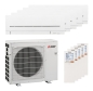 Preview: Mitsubishi Electric 5x MSZ-AY25VGK Kompakt und MXZ-5F102VF Multi-Split-Klimaanlage