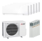 Preview: Mitsubishi Electric 5x MSZ-EF18VGK Premium und MXZ-5F102VF Multi-Split-Klimaanlage