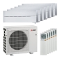 Preview: Mitsubishi Electric 6x MSZ-LN25VGK Diamond und MXZ-6F120VF Multi-Split-Klimaanlage