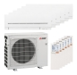 Preview: Mitsubishi Electric 6x MSZ-AY25VGK Kompakt und MXZ-6F120VF Multi-Split-Klimaanlage
