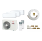 Preview: Mitsubishi Heavy 3x SRK 15 ZS-WF und SCM 41 ZS-W Multi-Split Klimaanlagen SET inkl. Quick Connect