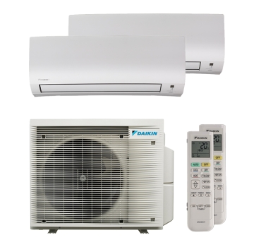 Daikin Comfora 2x FTXP 25N9 und 2MXM40A Multi-Split Klimaanlage