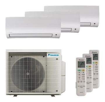 Daikin Comfora 1x FTXP 20N / 1x FTXP 25N / 1x FTXP 35N und 3MXM52A Multi-Split Klimaanlage