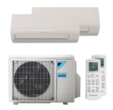 Daikin Sensira 2x CTXF20F (W-LAN) und 2MXF40A Multi-Split Klimaanlage