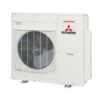 Mitsubishi Heavy 2x SRK 20 ZS-WF / 2x SRK 25 ZS-WF / 1x SRK 50 ZS-WF und SCM 125 ZS-W Multi-Split Klimaanlage