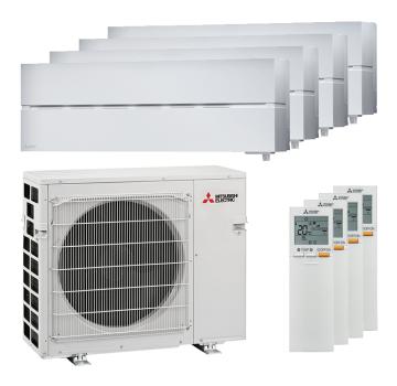 Mitsubishi Electric 4x MSZ-LN25VGK Diamond und MXZ-4F72VF Multi-Split-Klimaanlage