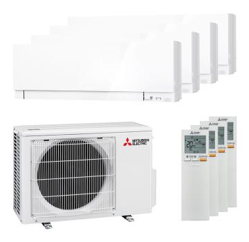 Mitsubishi Electric 4x MSZ-EF25VGK Premium und MXZ-4F72VF Multi-Split-Klimaanlage