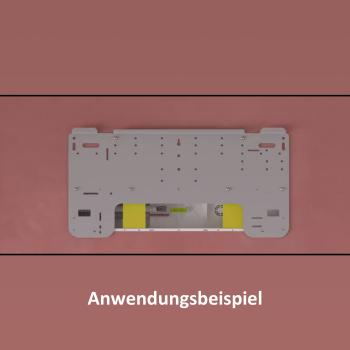 Montage-Einbaubox mit Kondensatwanne und horizontalen Abfluss
