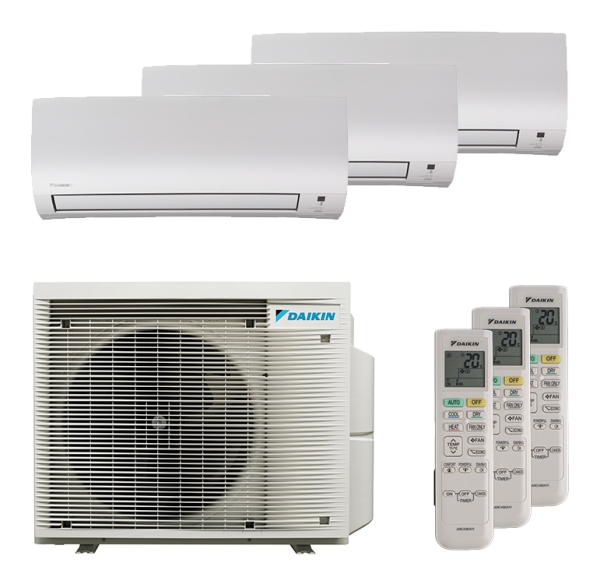 Daikin Comfora 2x FTXP 20N9 / 1x FTXP 25N9 und 3MXM52A Multi-Split Klimaanlage