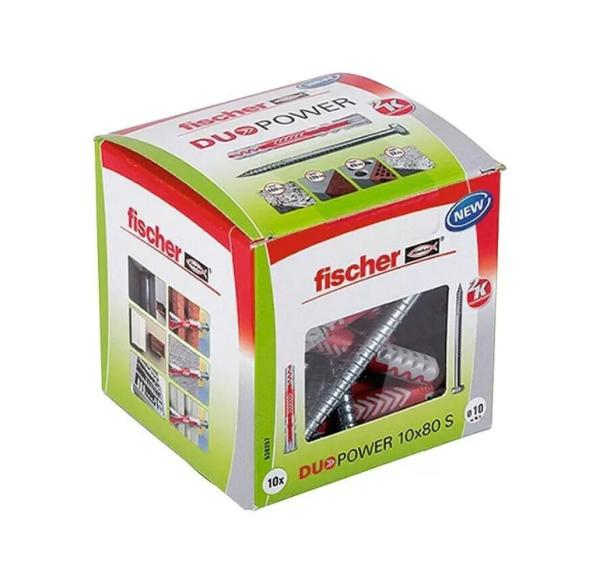 Fischer Dübel- und Schraubenbox 10x80 S