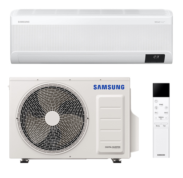 Samsung Wind-Free Standard-Wandgerät- AR09 -Klimaanlage Set