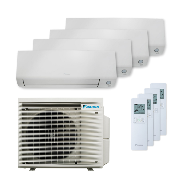Daikin Perfera 3x FTXM 20A / 1x FTXM 35A und 4MXM68A9 Multi-Split Klimaanlage