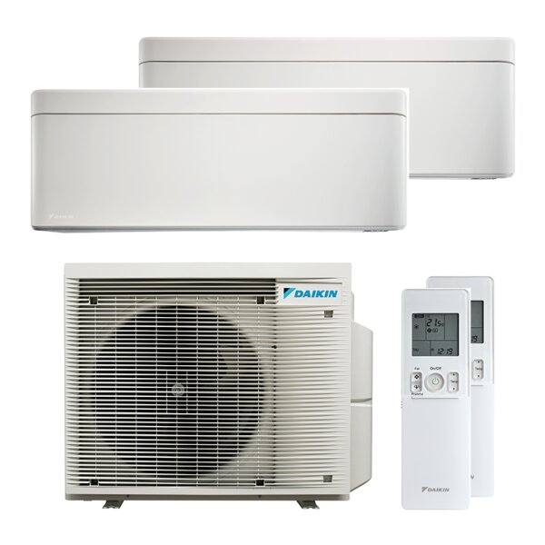 Daikin Stylish 1x FTXA 20CW  / 1x FTXA 25CW und 2MXM40A9 Multi-Split Klimaanlage