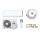 Mitsubishi Heavy Industries SRK 20 ZS-WF/SRC 20 ZS-W Klimaanlagen SET inkl. Quick Connect