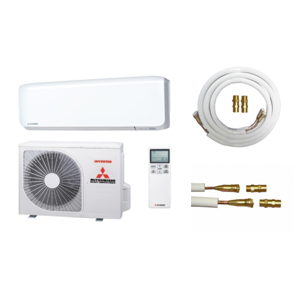 Mitsubishi Heavy Industries SRK 25 ZS-WF/SRC 25 ZS-W Klimaanlagen SET inkl. Quick Connect