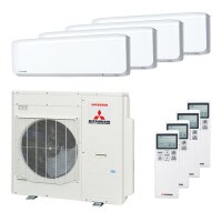 Mitsubishi Heavy 4x SRK 35 ZS-WF und SCM 100 ZS-W Multi...