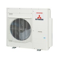 Mitsubishi Heavy 4x SRK 35 ZS-WF und SCM 100 ZS-W Multi Split Klimaanlage