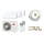 Mitsubishi Heavy 3x SRK 20 ZS-WF und SCM 50 ZS-W Multi-Split Klimaanlagen SET inkl. Quick Connect