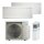 Daikin Stylish 1x CTXA 15CW / 1x FTXA 25CW und 2MXM40A9 Multi-Split Klimaanlage