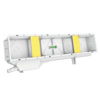 Montage-Einbaubox mit Kondensatwanne und horizontalen...