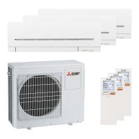 Mitsubishi Electric 3x MSZ-AY20VGK Kompakt und MXZ-3F54VF...