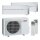 Mitsubishi Electric 1x MSZ-LN25VGK / 1x MSZ-LN35VGK Diamond und MXZ-2F53VF Multi-Split-Klimaanlage