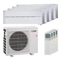Mitsubishi Electric 4x MSZ-LN25VGK Diamond und MXZ-4F72VF...