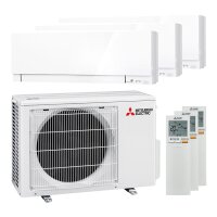 Mitsubishi Electric 3x MSZ-EF18VGK Premium und MXZ-3F54VF...