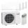 Mitsubishi Electric 3x MSZ-EF25VGK Premium und MXZ-3F54VF Multi-Split-Klimaanlage