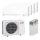 Mitsubishi Electric 4x MSZ-EF25VGK Premium und MXZ-4F72VF Multi-Split-Klimaanlage