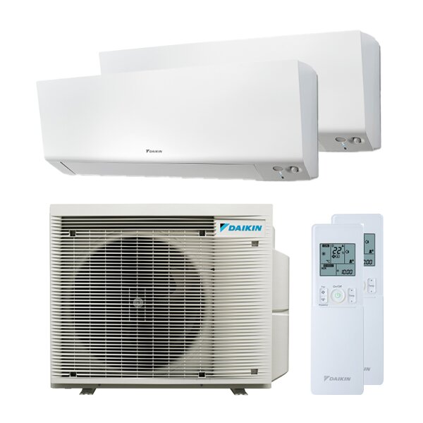 Daikin Perfera 1x FTXM 20A / 1x FTXM 25A und 2MXM40A Multi-Split Klimaanlage SET inkl. Quick Connect