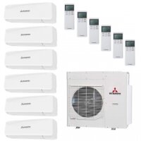 Mitsubishi Heavy 2x SRK 20 ZS-WF / 4x SRK 25 ZS-WF und...